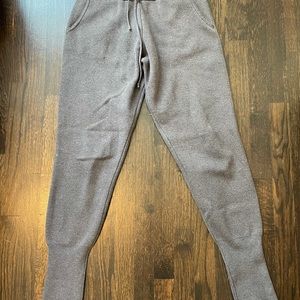 Zara polyester blend jogger pant, Gray, M